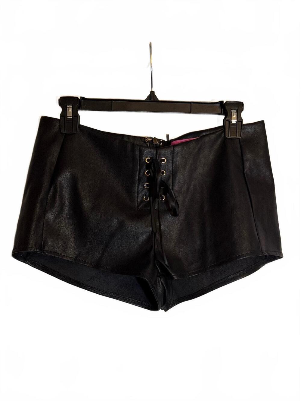 Edikted Pleather Shorts Size Medium